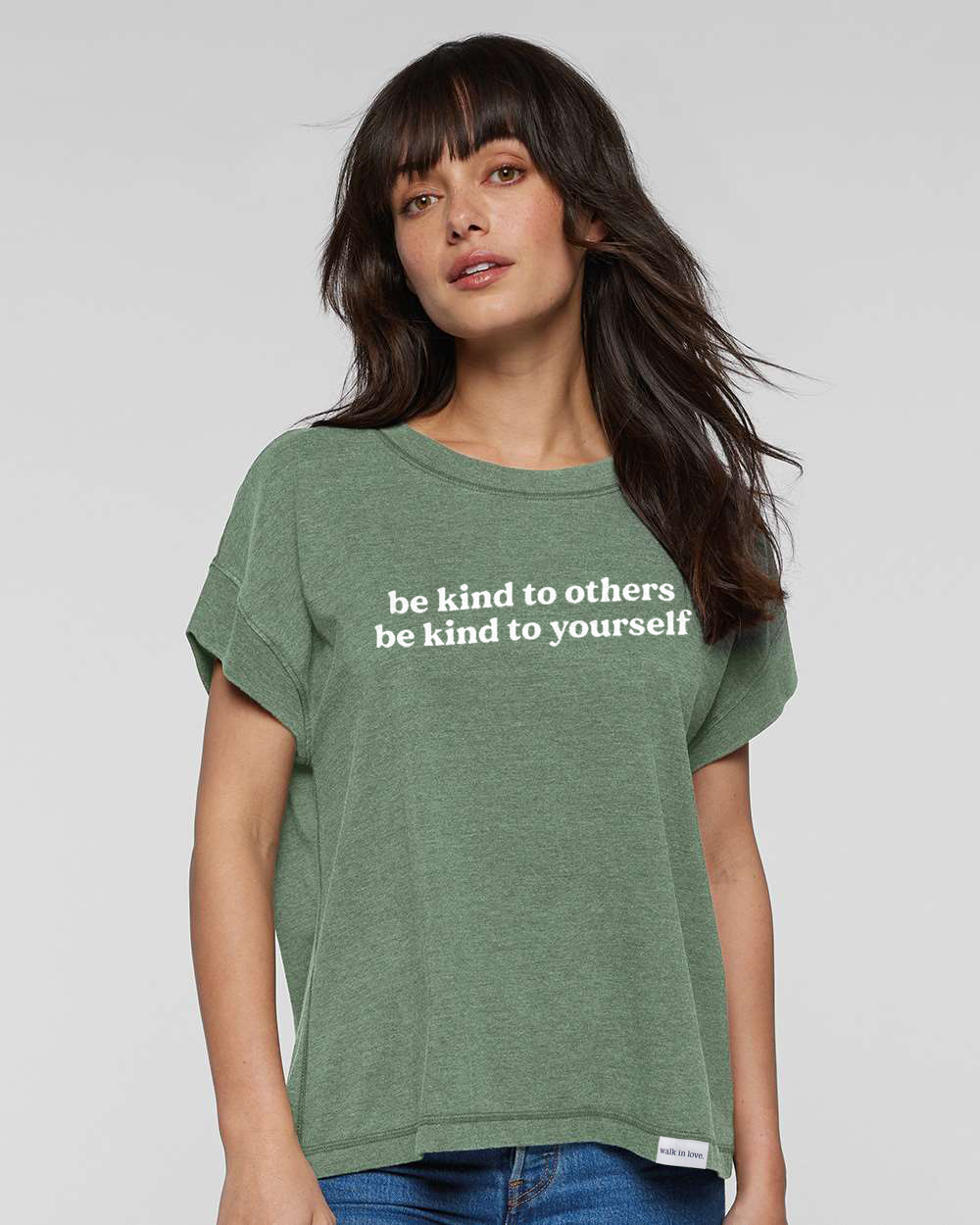 Be Kind To Others Moss Vintage Women's Tee