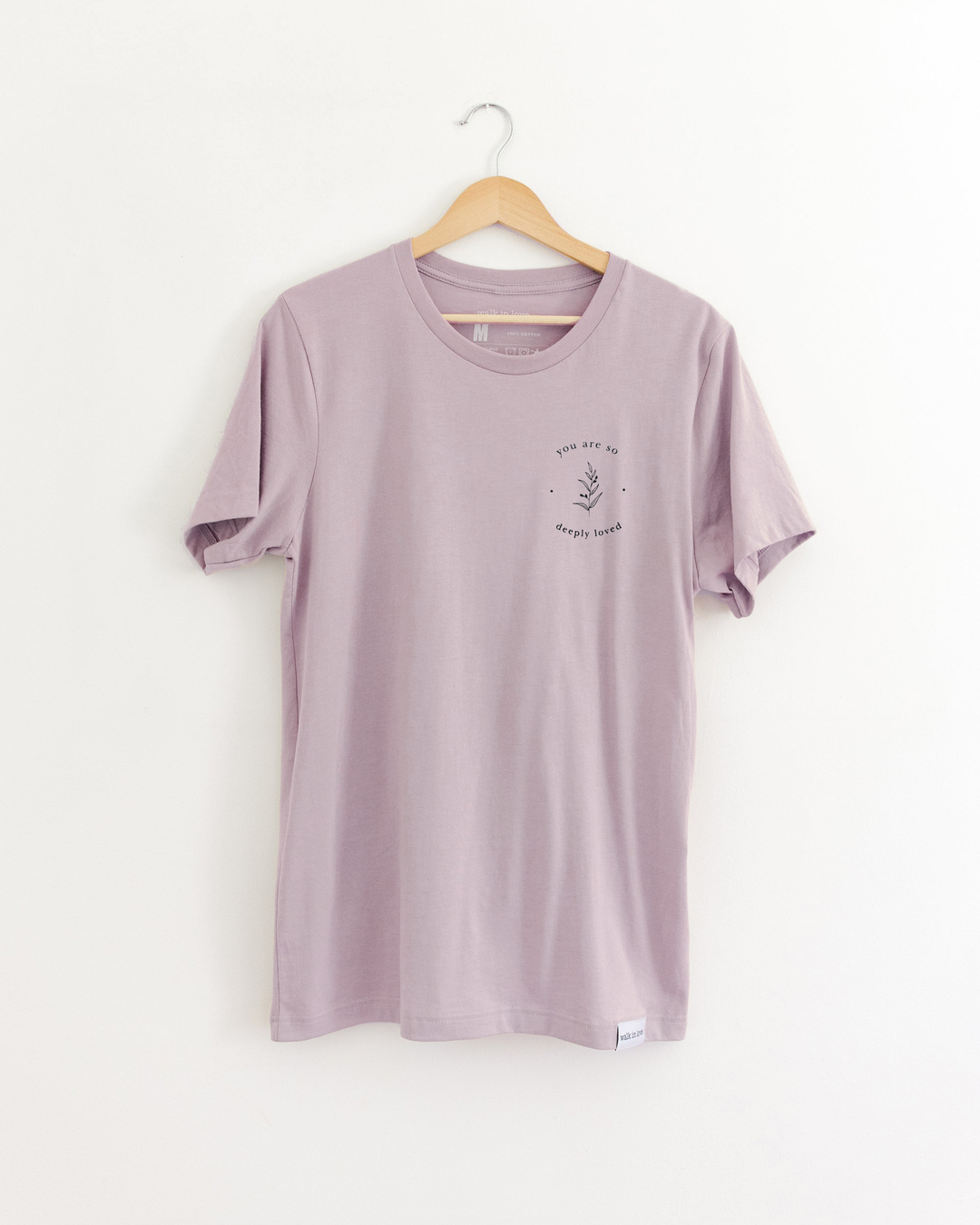 Deeply Loved Light Violet Tee