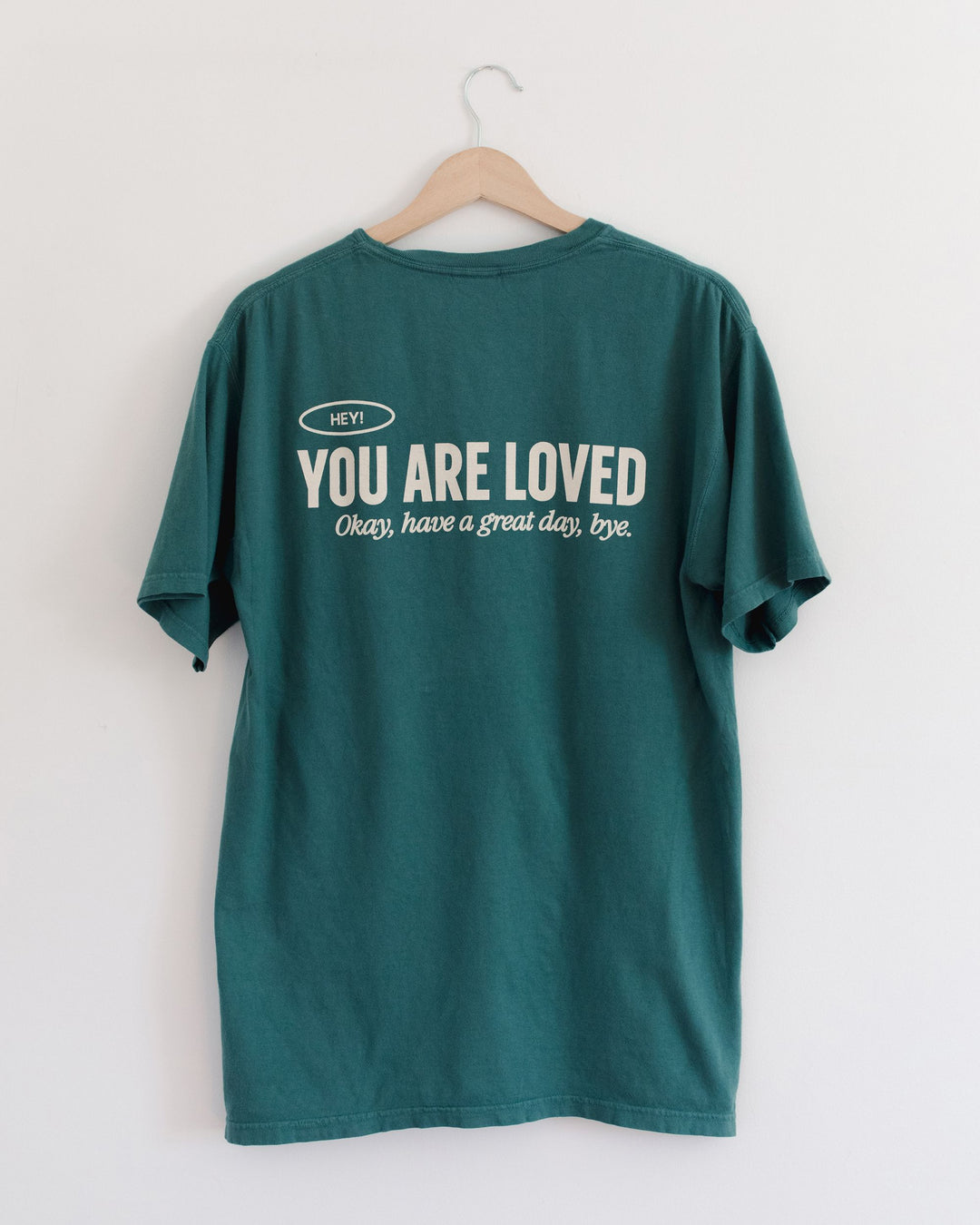 Hey! You Are Loved Cactus Vintage Washed Tee
