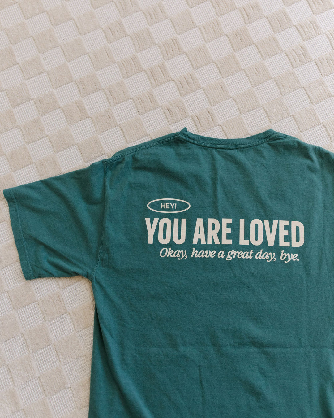 Hey! You Are Loved Cactus Vintage Washed Tee