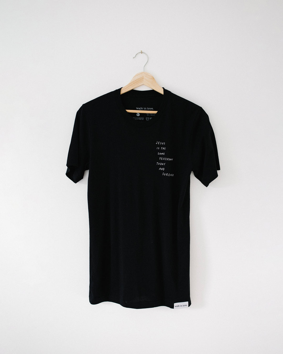 Jesus is the Same Black Tri Blend Tee