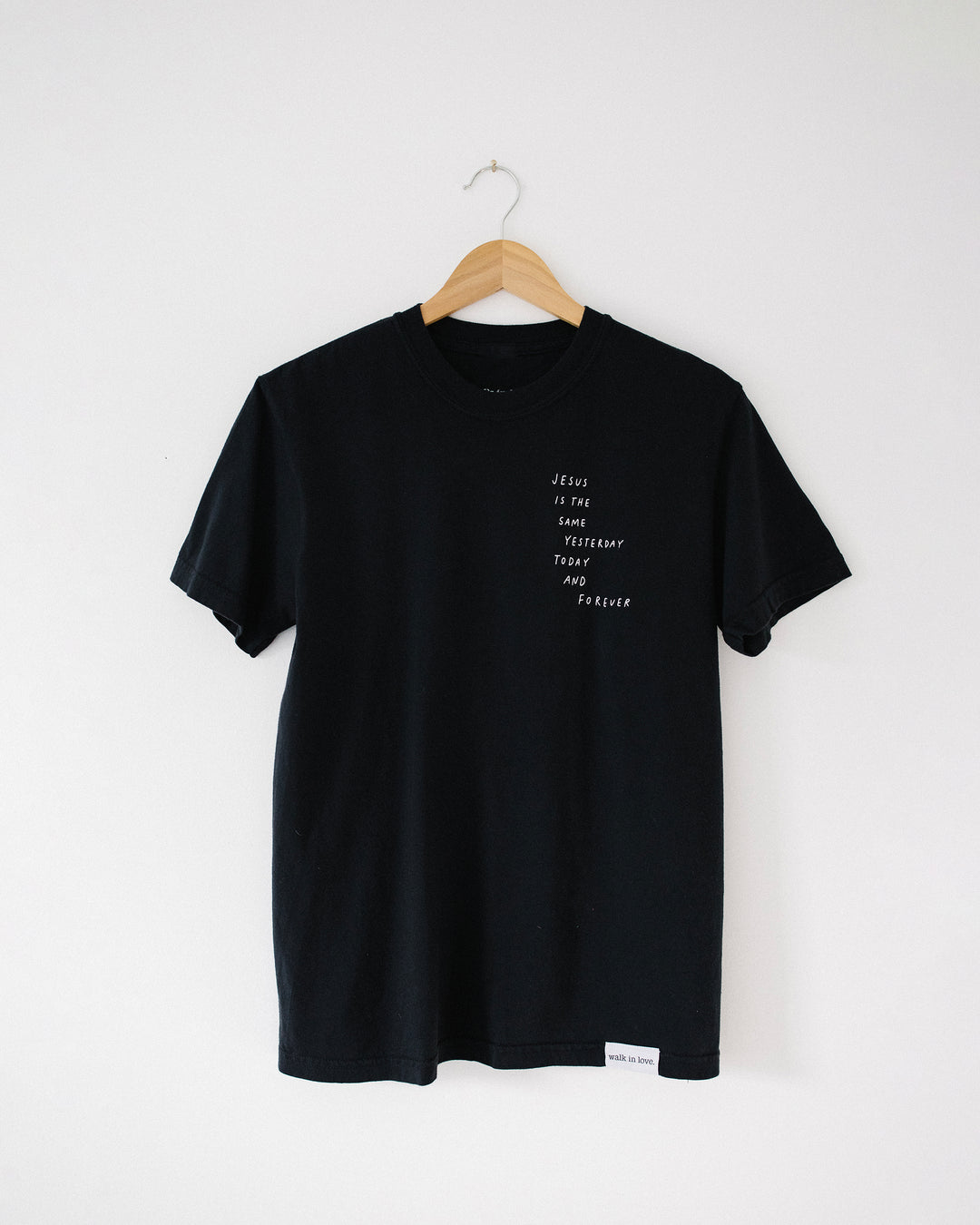 Jesus is the Same Black Vintage Washed Tee