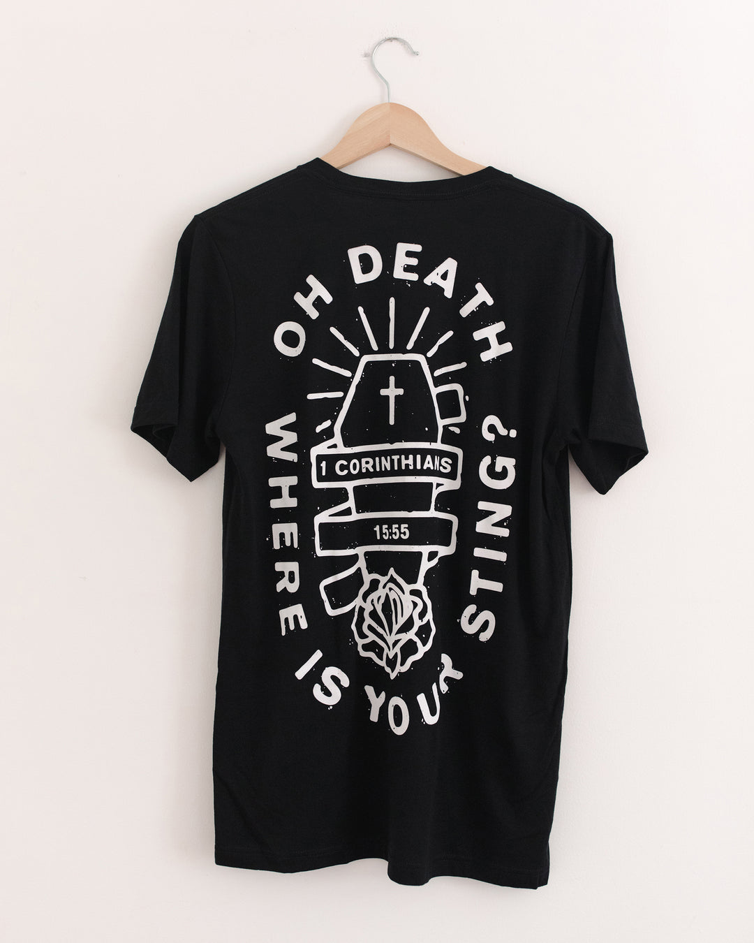 Oh Death Where is Your Sting Black T-Shirt