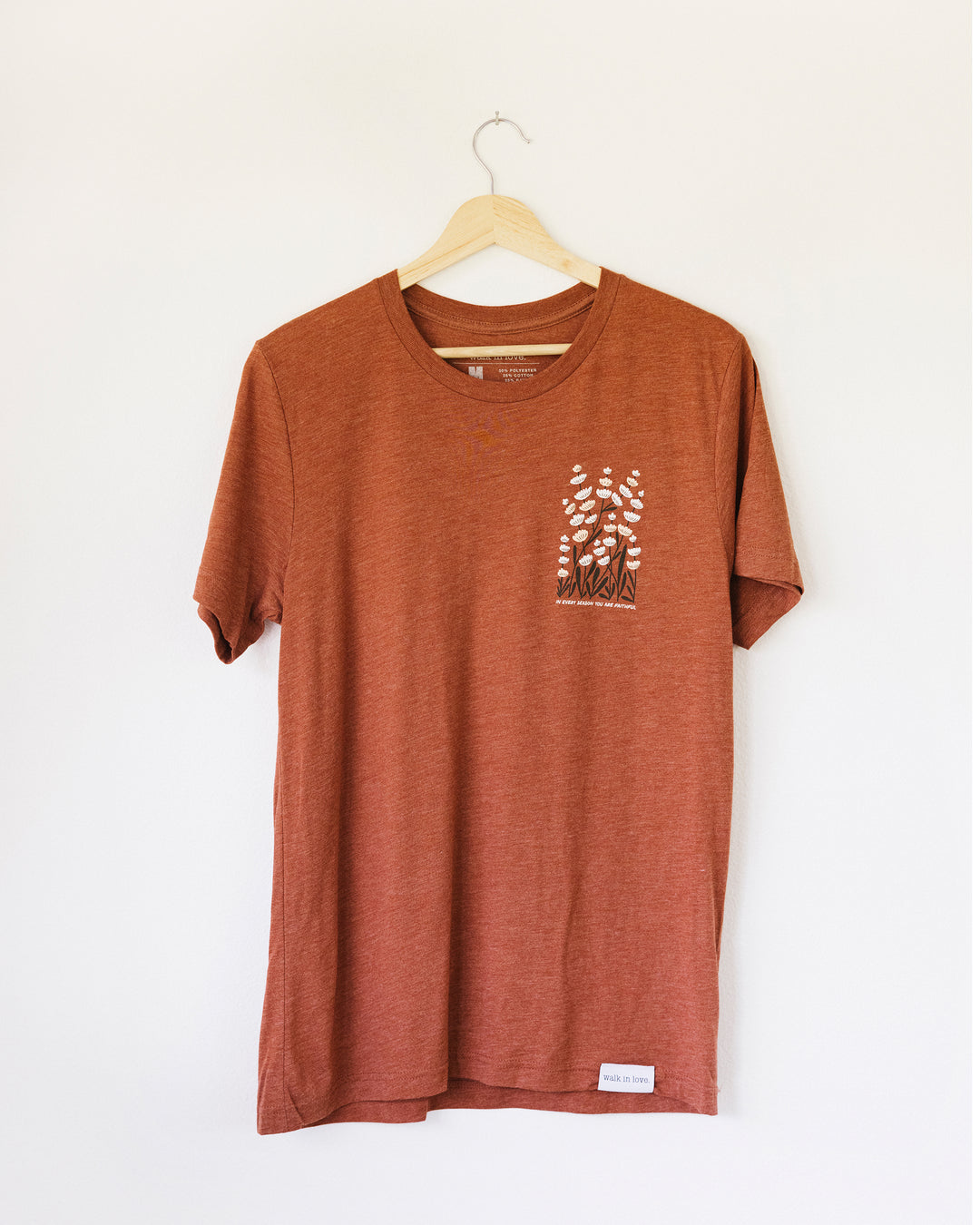 In Every Season You Are Faithful Clay Tee