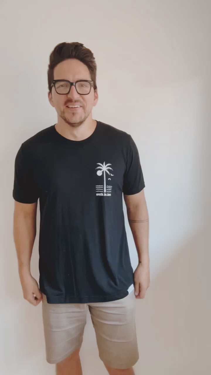 Family Motto Black Tee