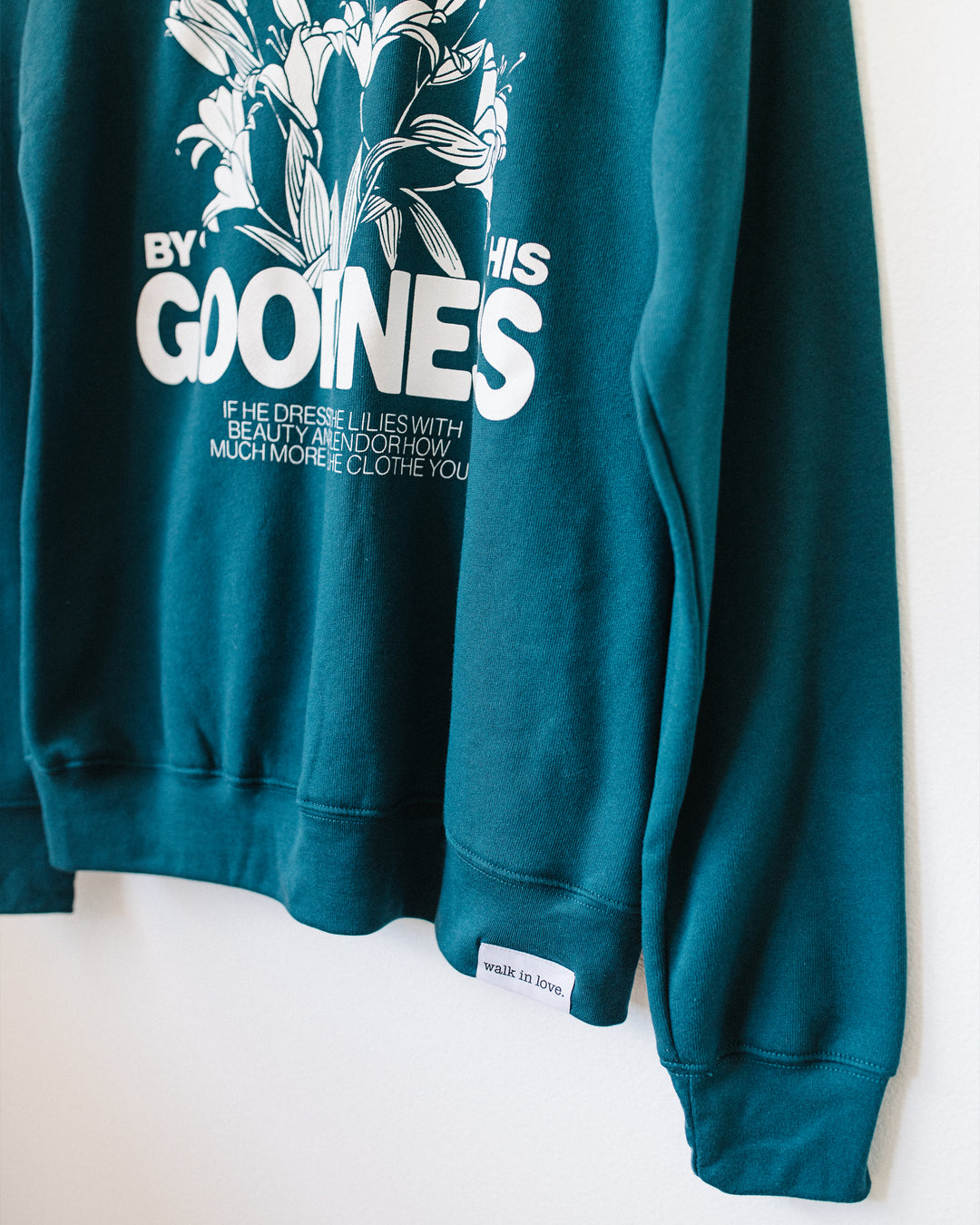 Surrounded by His Goodness Atlantic Blue Sweatshirt