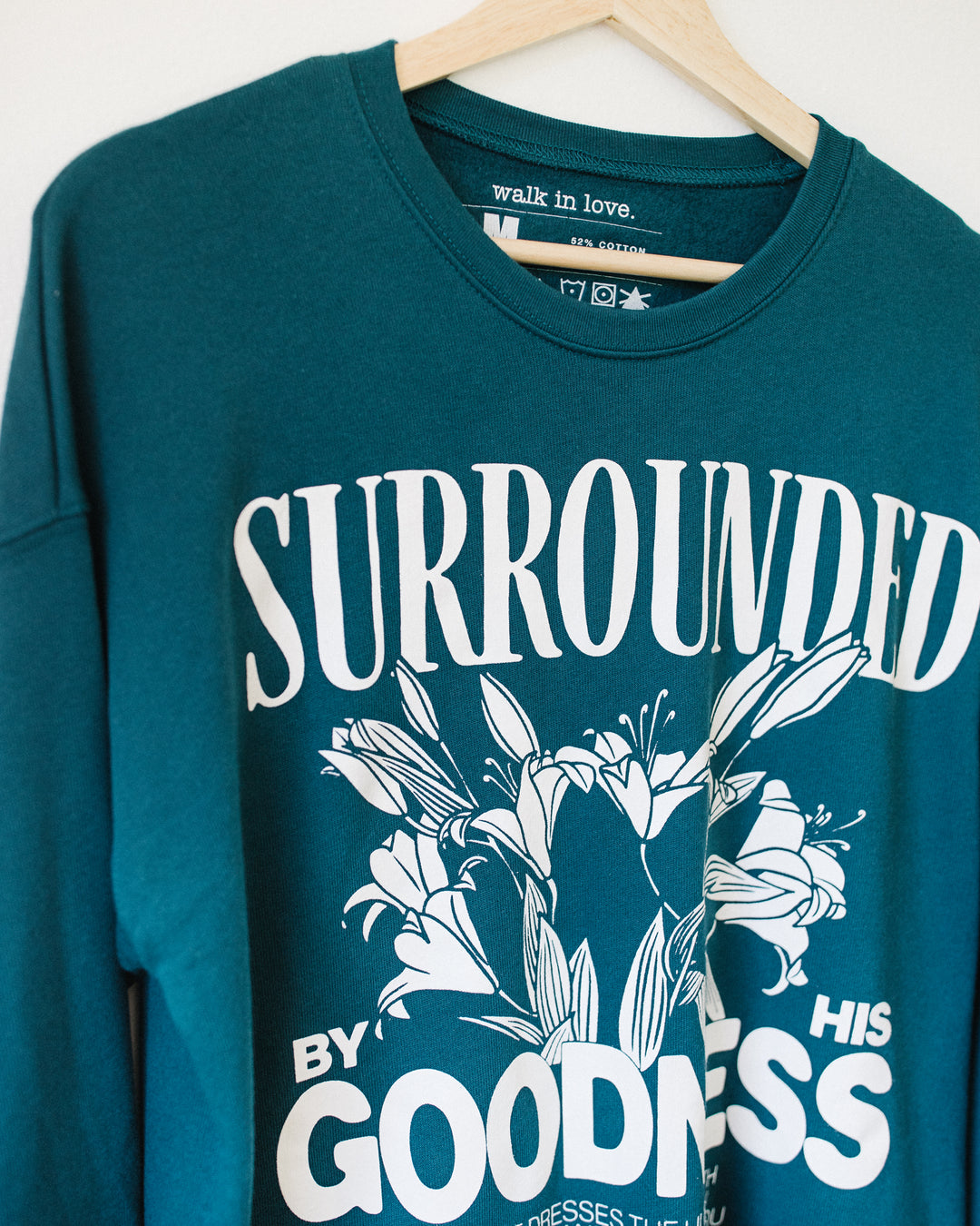 Surrounded by Goodness Atlantic Blue Sweatshirt