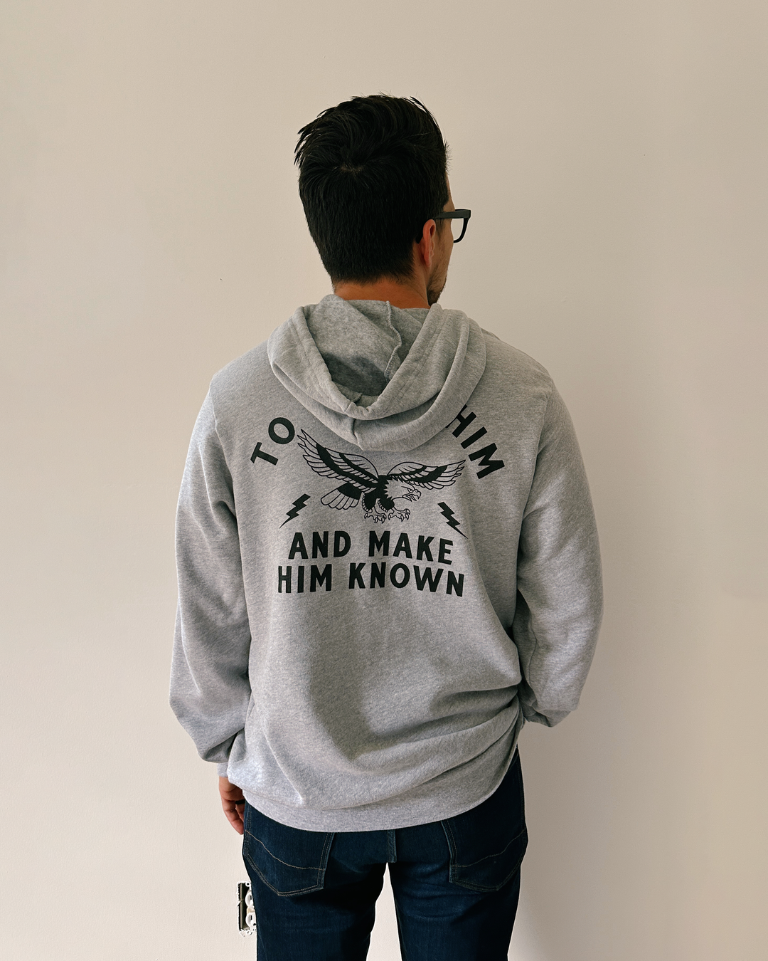 Make Him Known Gray Hoodie