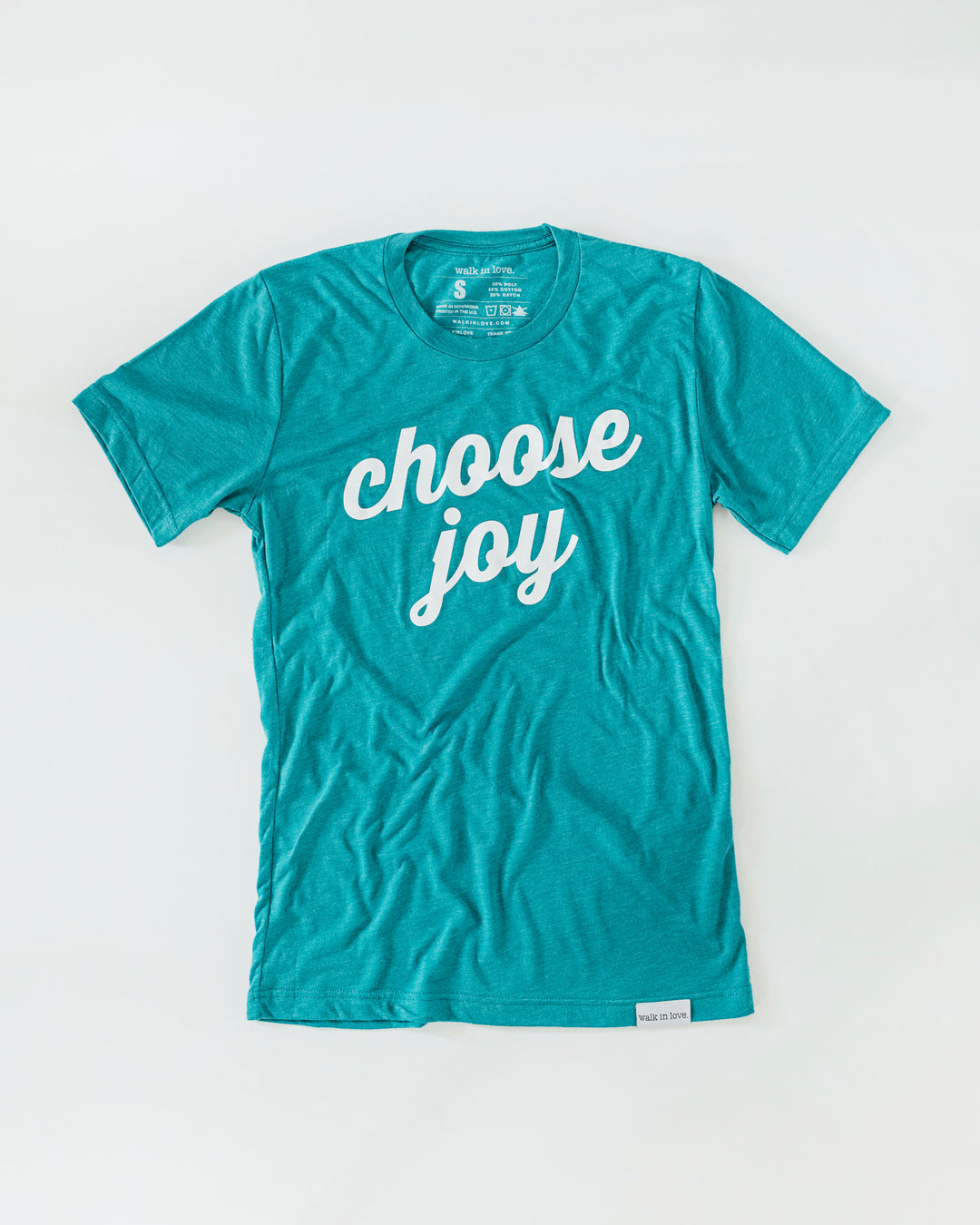 Choose Joy Teal T-Shirt
