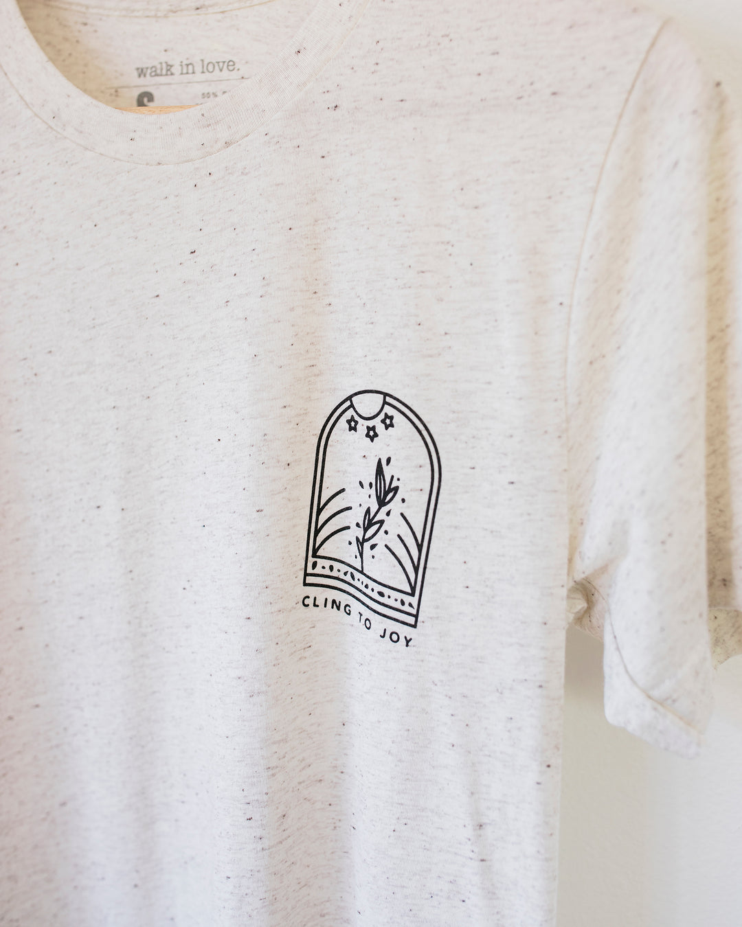 Cling to Joy Oatmeal Tee