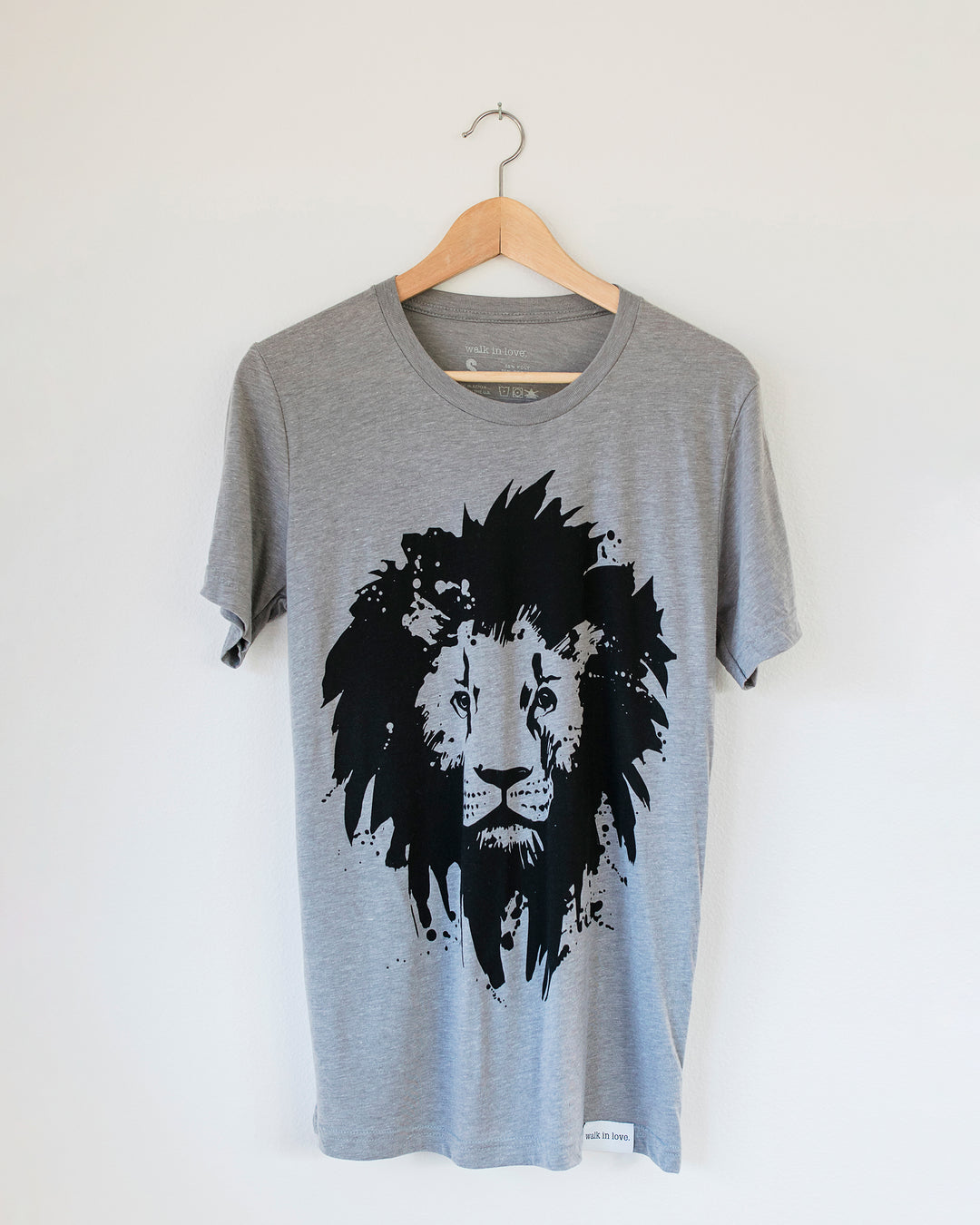 Lion Light Gray Tee