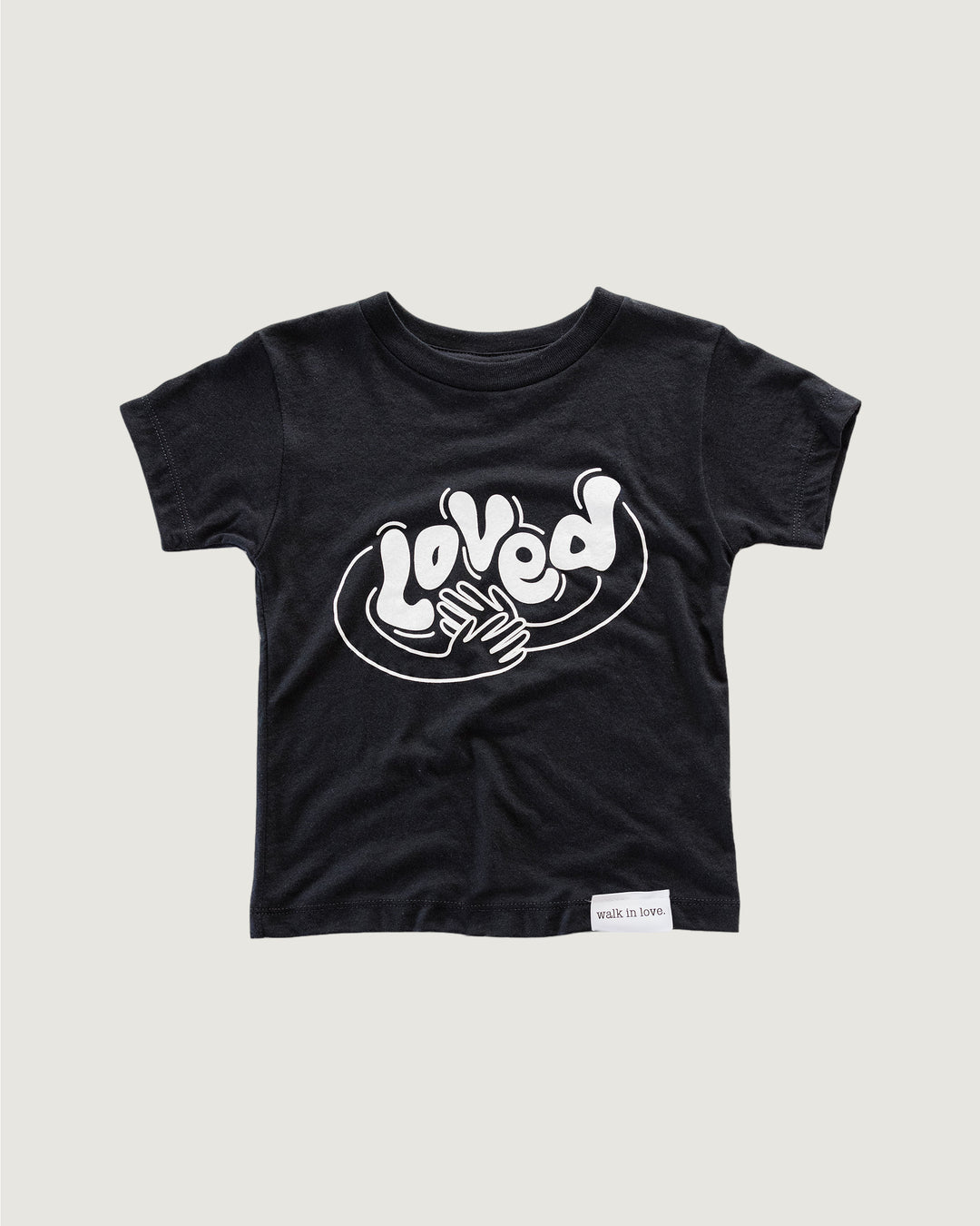 Loved Black Toddler T-Shirt