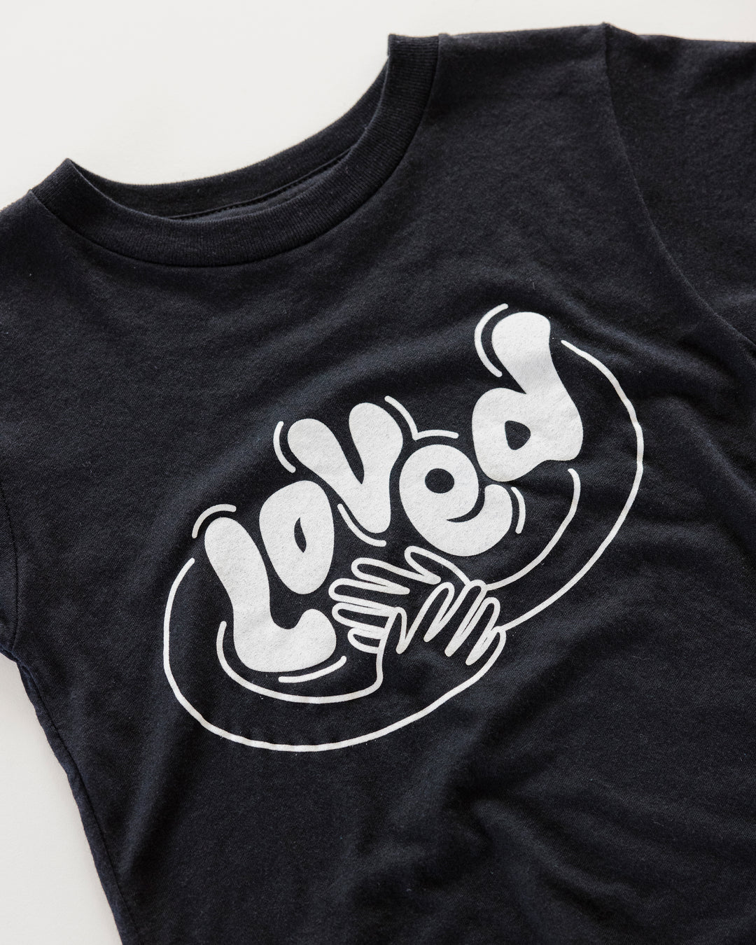Loved Black Toddler T-Shirt