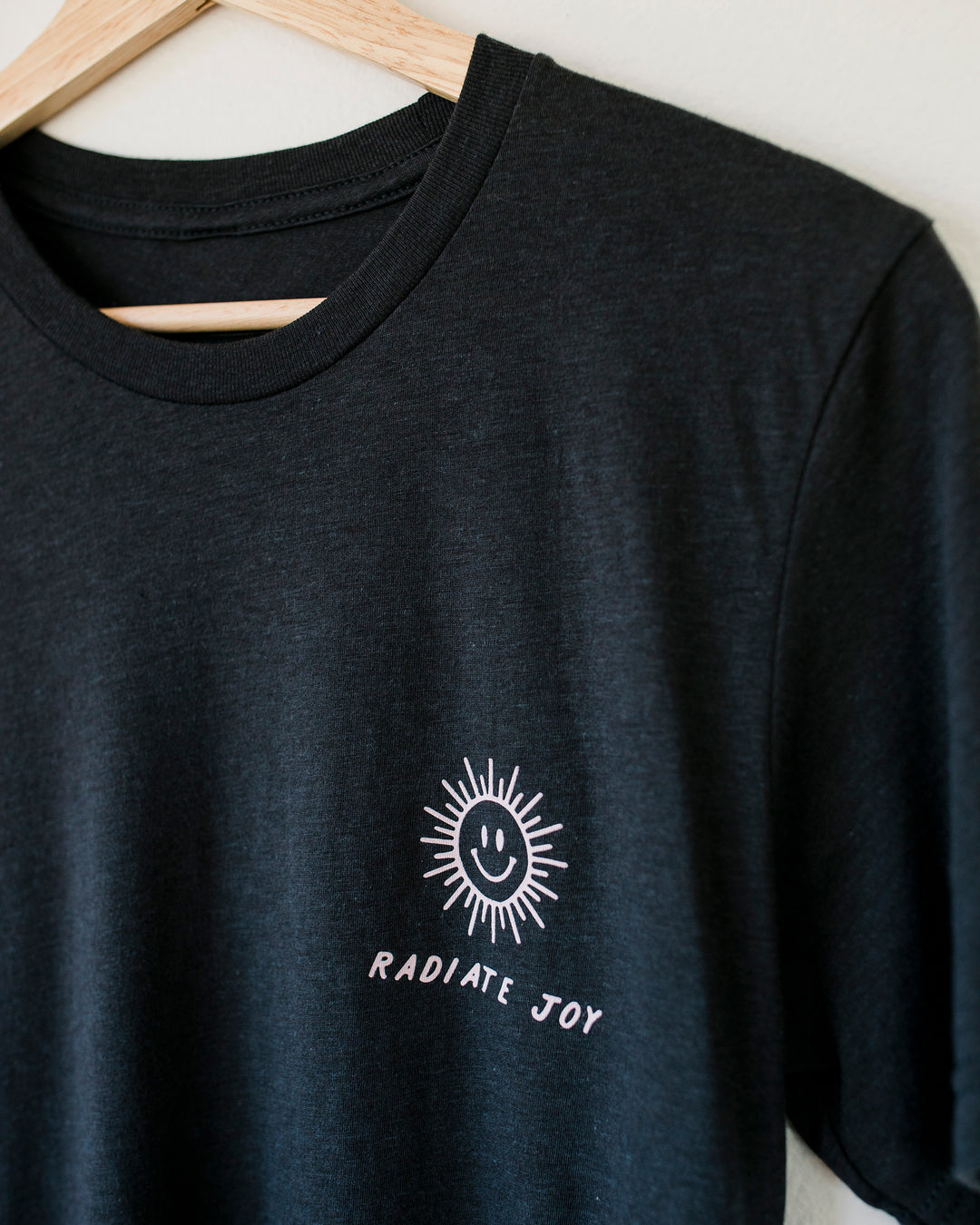 Radiate Joy Dark Gray Tee