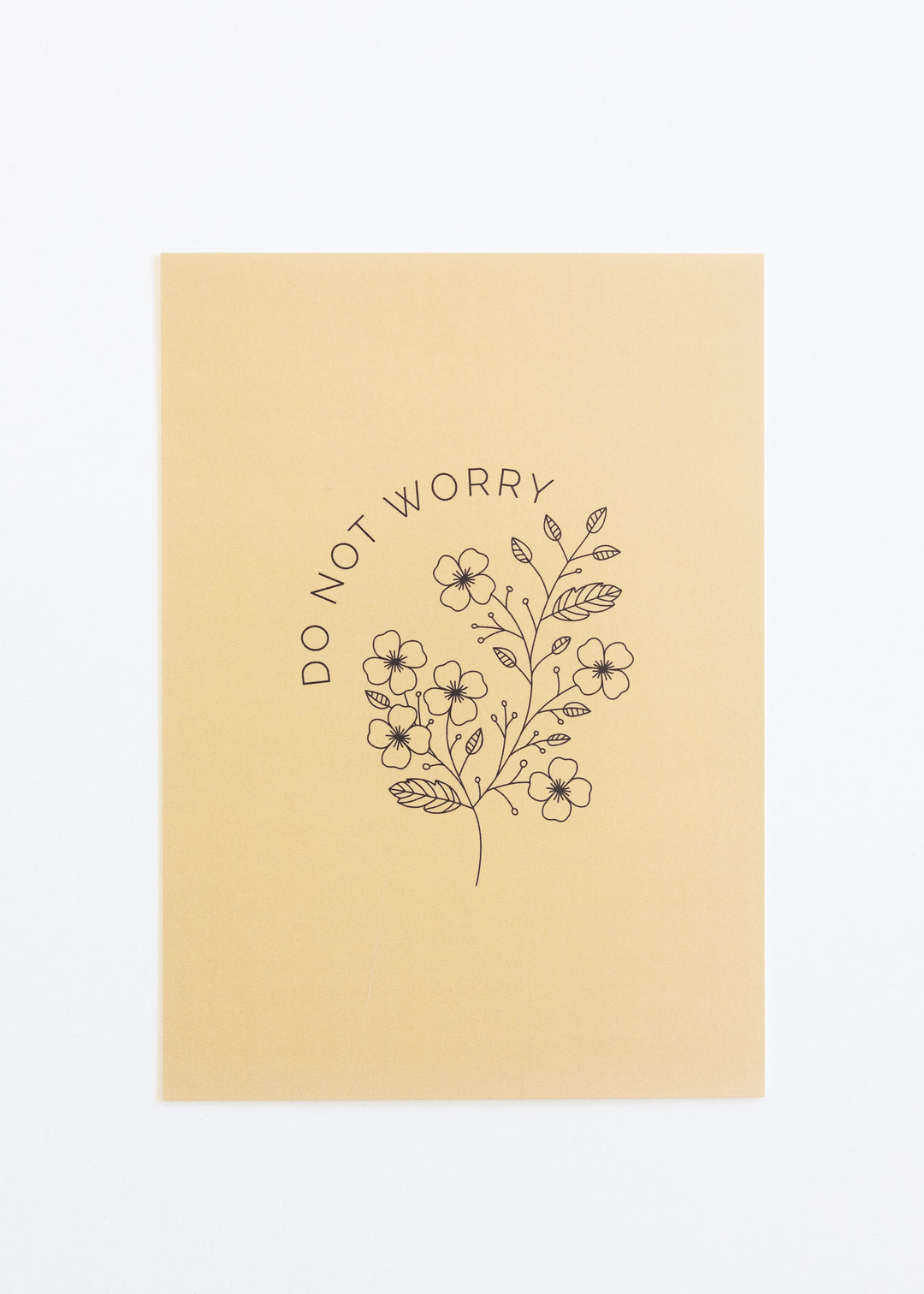 Do Not Worry Print
