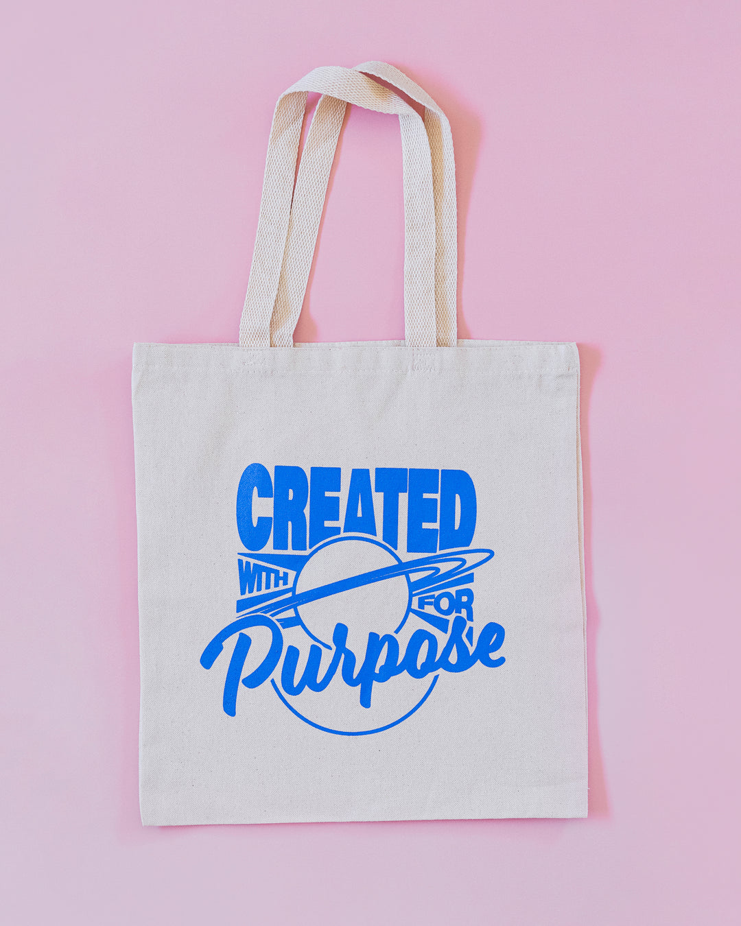 Created For/With Purpose Natural Tote Bag